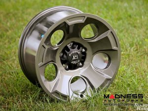 Jeep Wrangler JL Aluminum Drakon Wheel - 18x9" - Gun Metal Finish Jeep Wrangler JL Aluminum Drakon Wheel - 18x9" - Gun Metal Finish